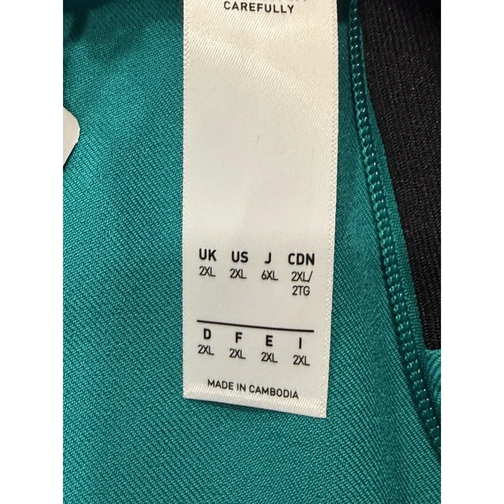 Adidas Liverpool FC Terrace Icons Track Top JW5464 Sea Green Mens 2XL NWT
